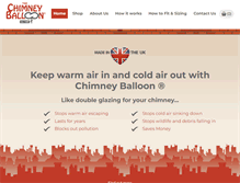 Tablet Screenshot of chimneyballoon.co.uk